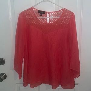 AGB womens sheer blouse S